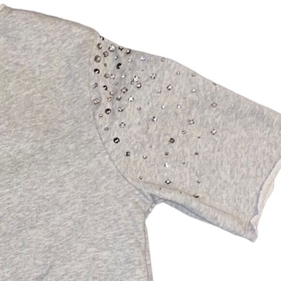 Beaded Short Sleeved Sweatshirt  - Picture 4 of 6